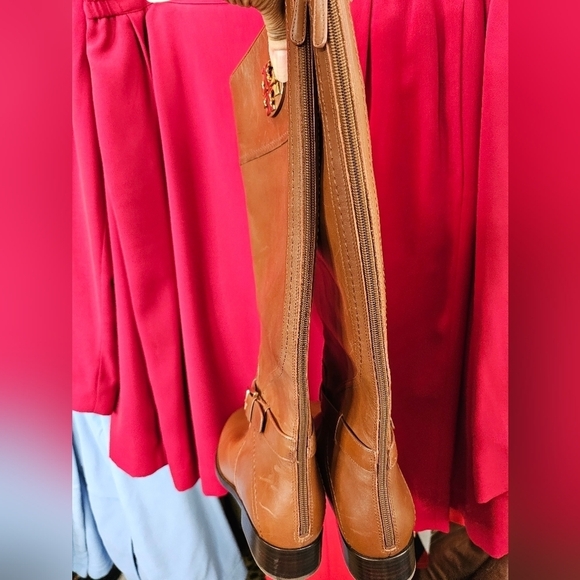 NEW TORY BURCH AUTHENTIC GENUINE LEATHER KNEE HIGH BOOTS SIZE 12 - Picture 4 of 9